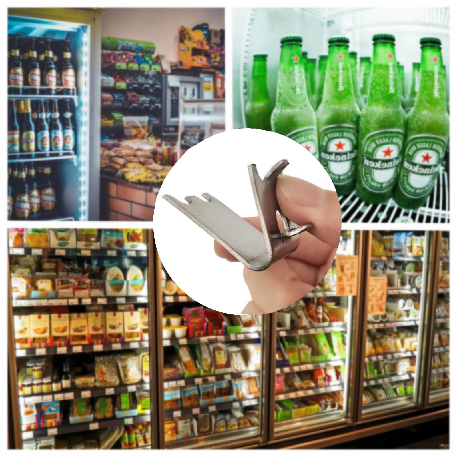 20 Pack 920158 Freezer Shelf Clip, Stainless Steel 20 Pack, ‎stainless