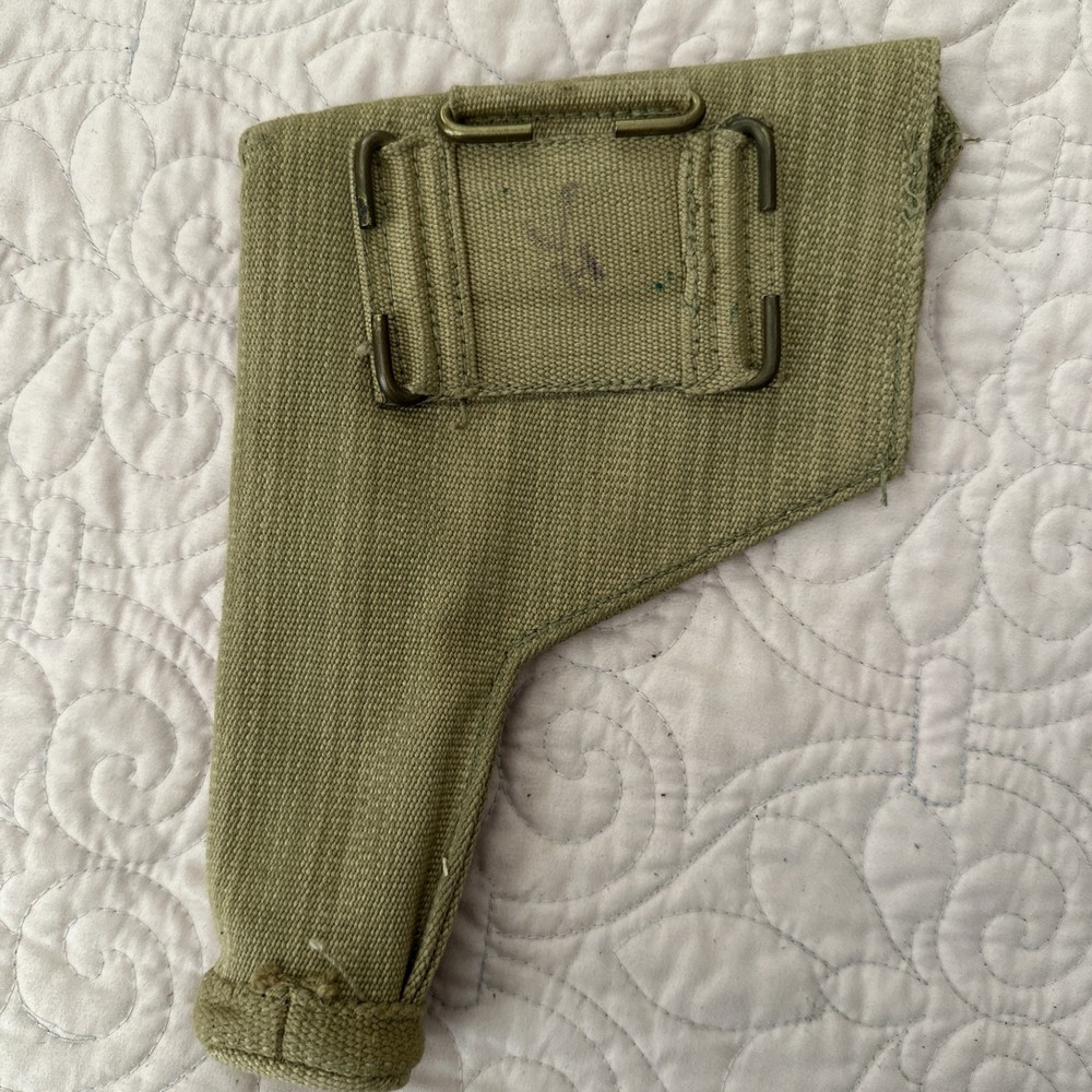 British Webley Canvas Holster, Possibly World War 2