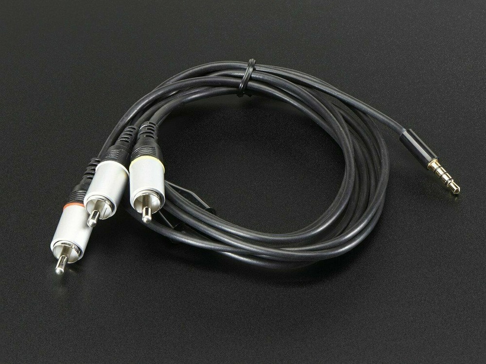 [3DMakerWorld] Adafruit Audio/Video & RCA Composite Cable for Raspberry Pi