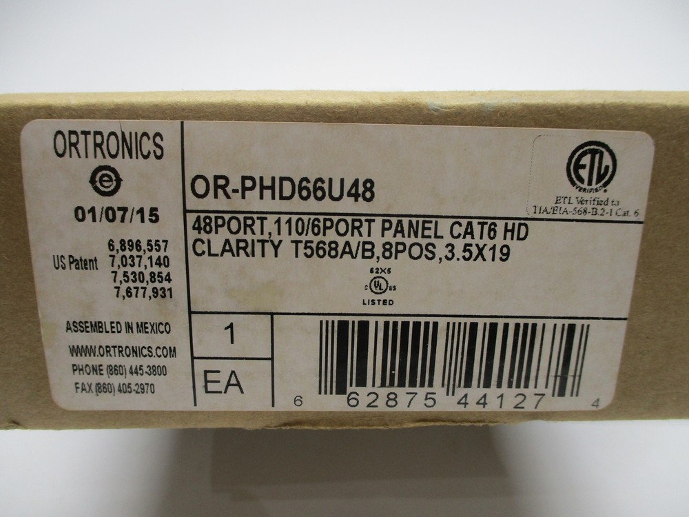 ORTRONICS OR-PHD66U48 NSMP