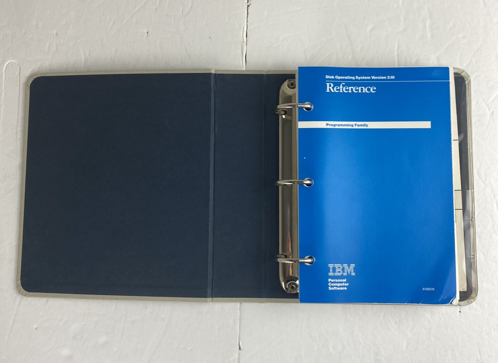 1985 IBM Guide to Operations 6138519 First Edition DOS No Disk