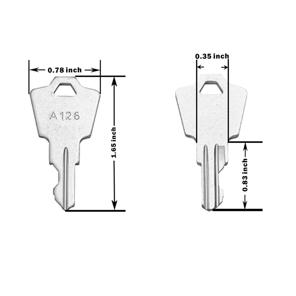 10PCS A126 Keys Replacement for Linear Keypads, Pride, GoGo, Elite