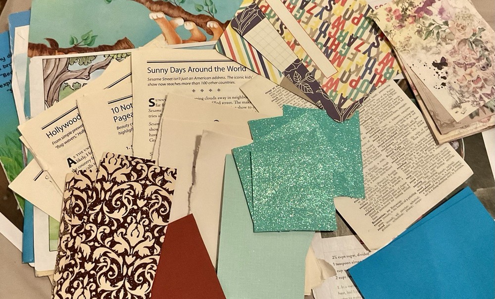 25 Piece Junk Journal Ephemera Sampler Mini Mixed Media Collage Pack