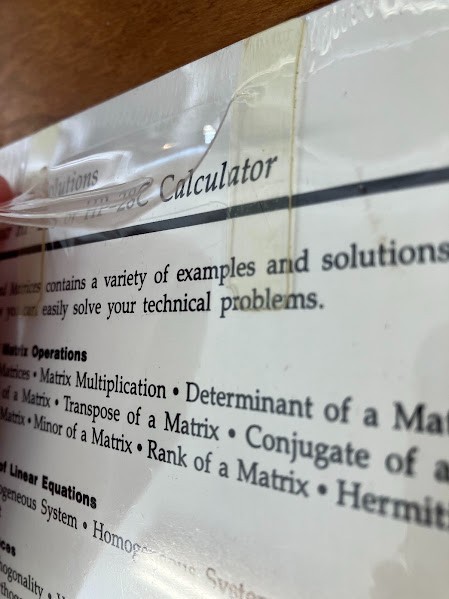 Hewlett-Packard Step-By-Step Solutions - Vectors and Matrices - New