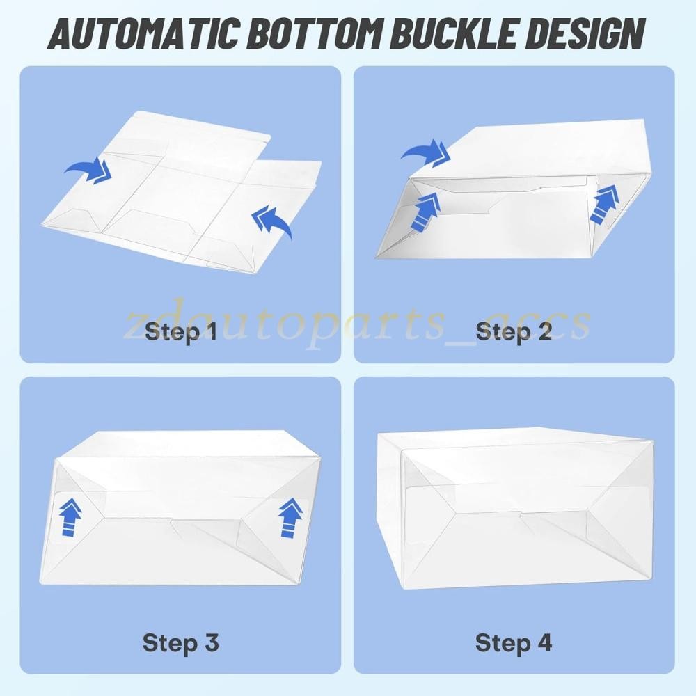 【5 Pcs UV-Blocking】 PKMN ETB Protector Case, ETB Box Plastic Display Case