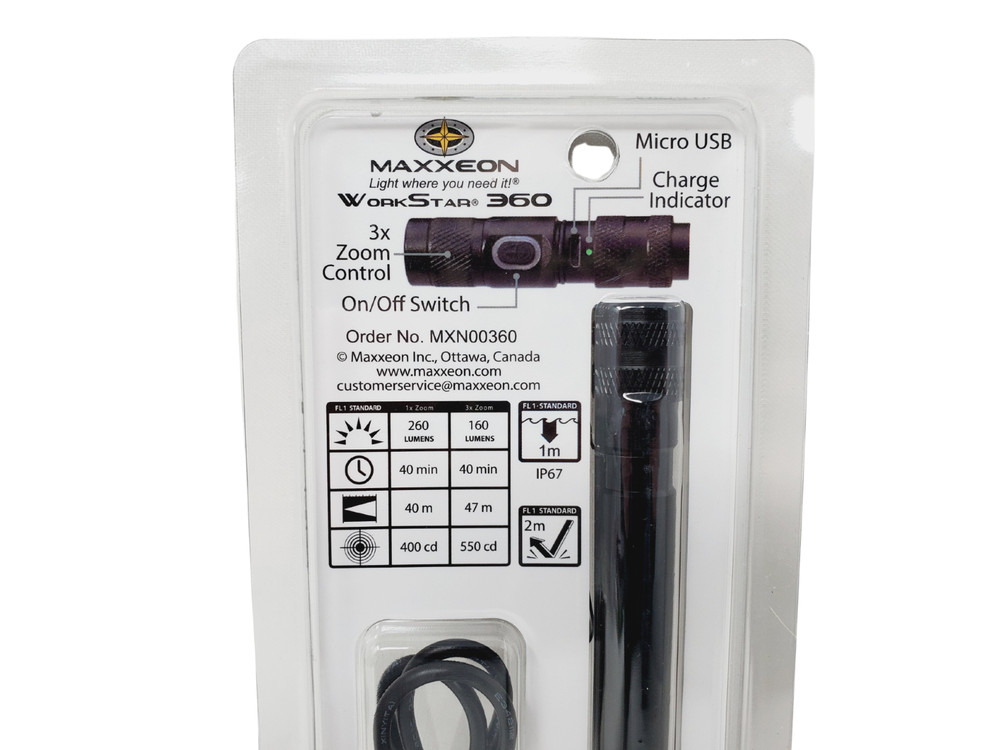 Maxxeon - Rechargeable LED Pen Light