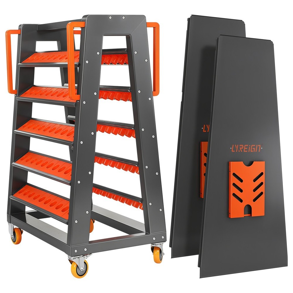 Rolling CNC Tool Carts CNC Tool Storage Rack CNC Mobile Tool Cabinet Tool Rack
