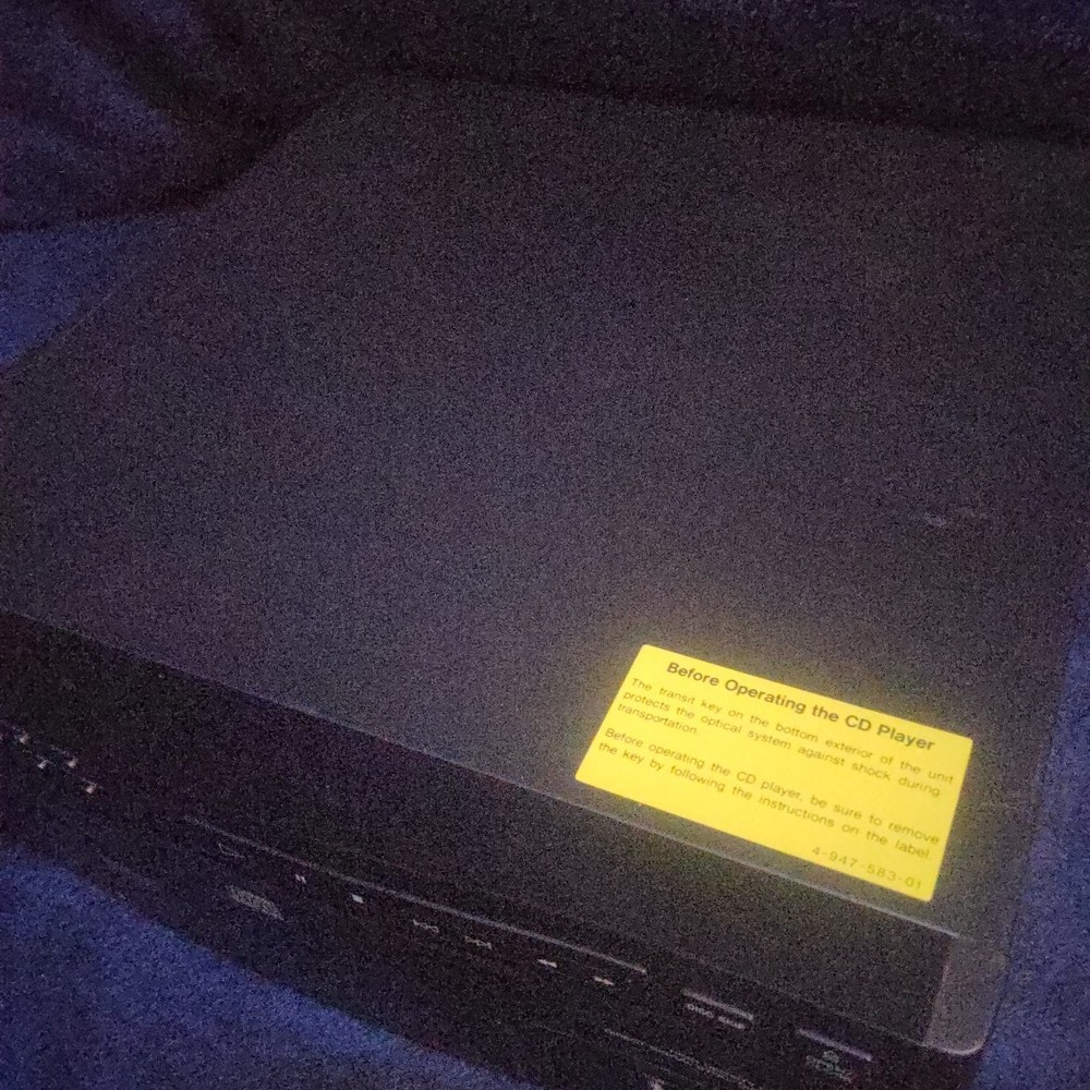Sony CDP-C322M 5 Disc Carousel CD Player Deck, High Density Linear, No Remote