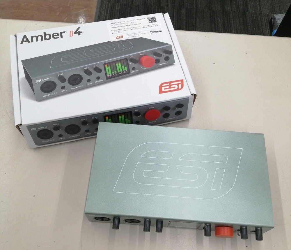 ESI Amber i4 4x4 USB Audio Interface 192kHz/24bit MIDI Phantom - Exc!