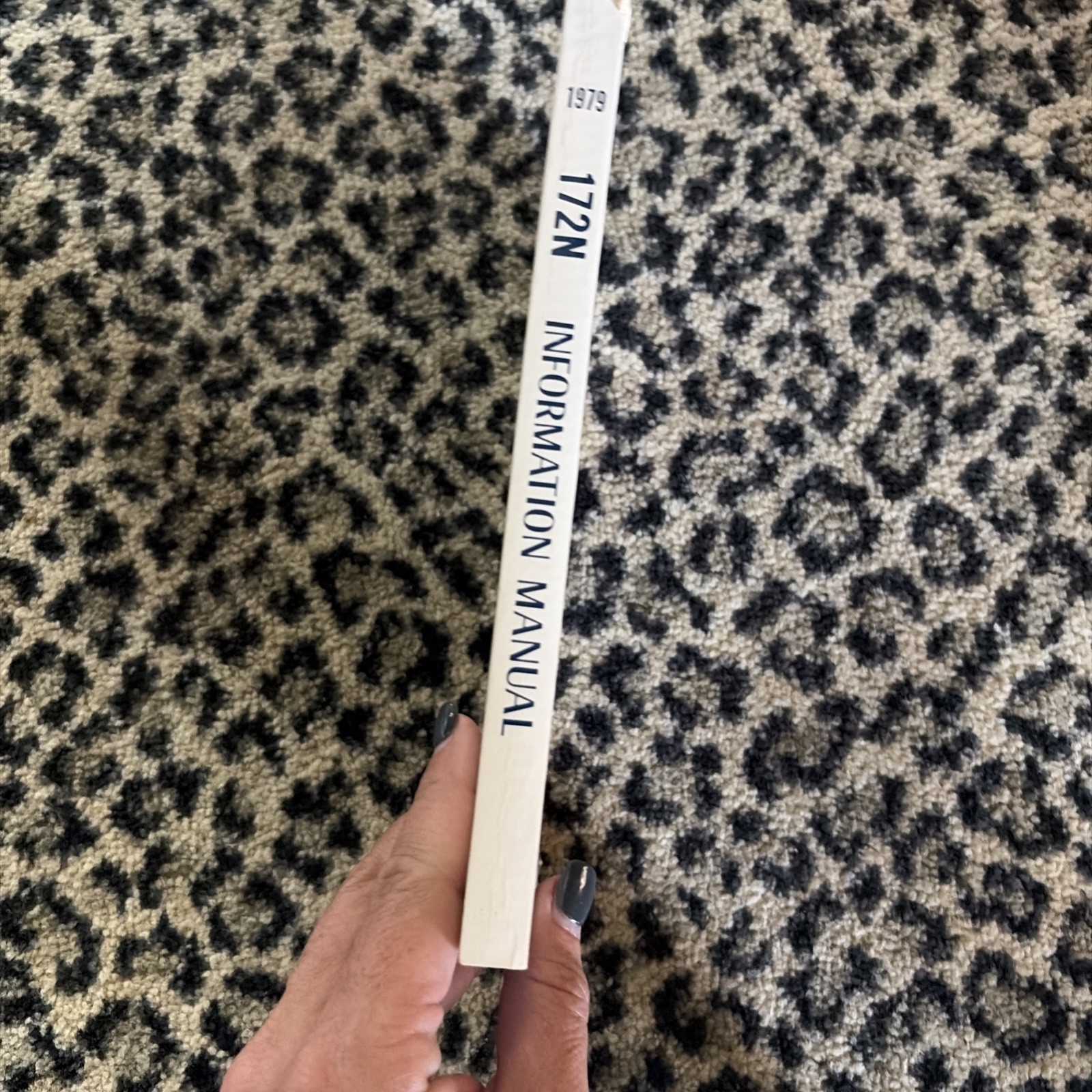 1979 Cessna Skyhawk Model 172N Information Manual D1138-13 Pilot's Operating PB