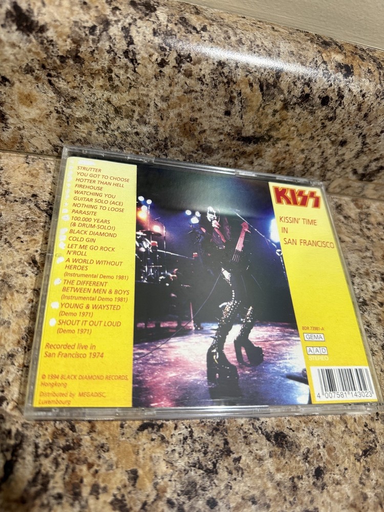 kiss “kissing time in san francisco” cd