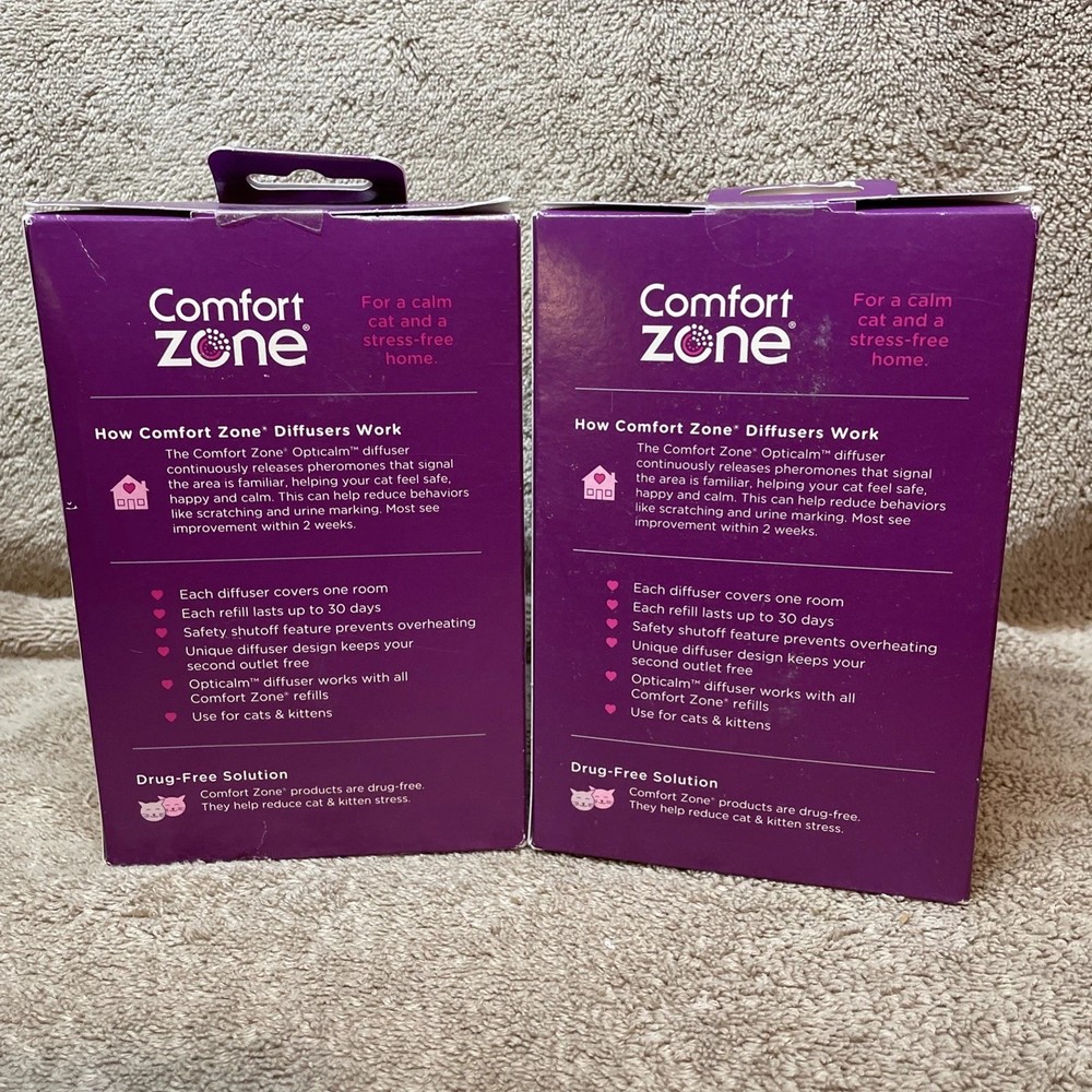 Comfort Zone 2 Diffuser & 4 Refills Multi-Cat Calming Kit 60-Day Supply Plug in