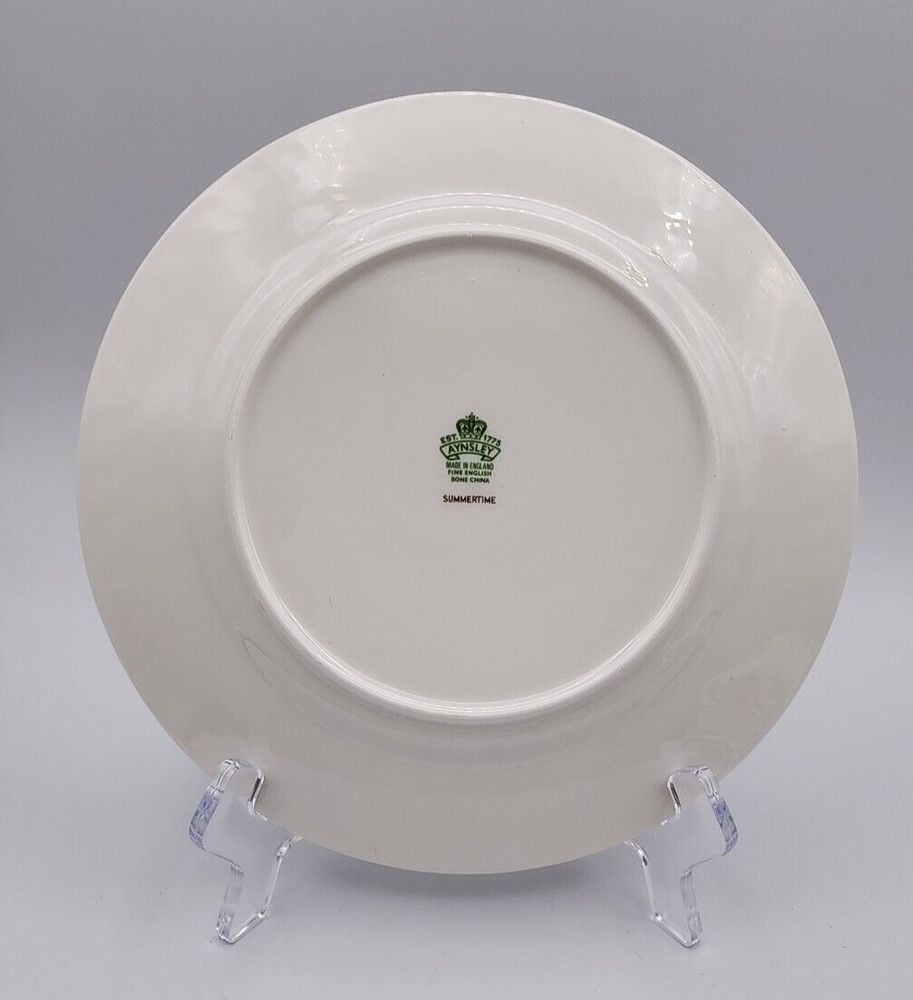 Aynsley Fine Bone China Summertime Pattern 6 Piece Place Setting