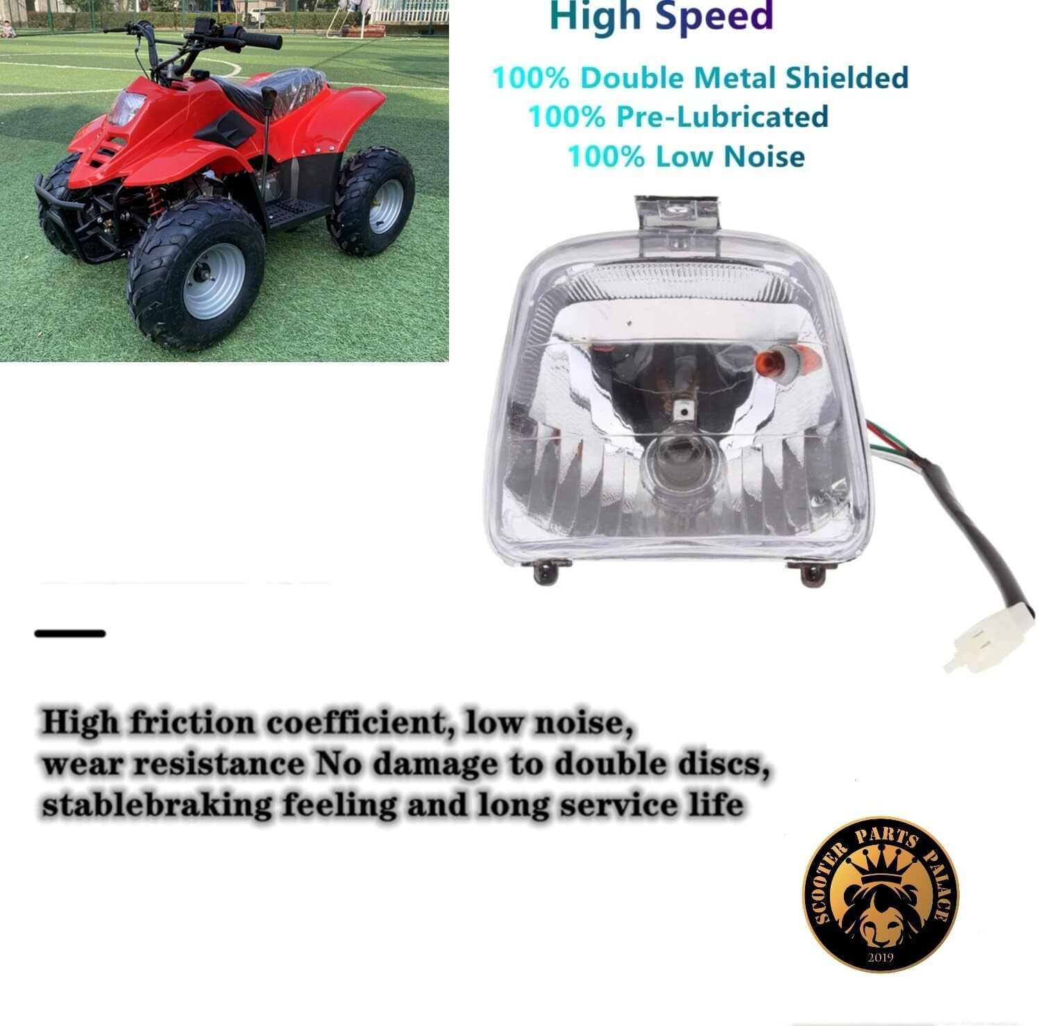 ATV Quad Body KIT Plastic Front RearOrangeFender FOR Taotao 49CC 50CC 90CC 110CC