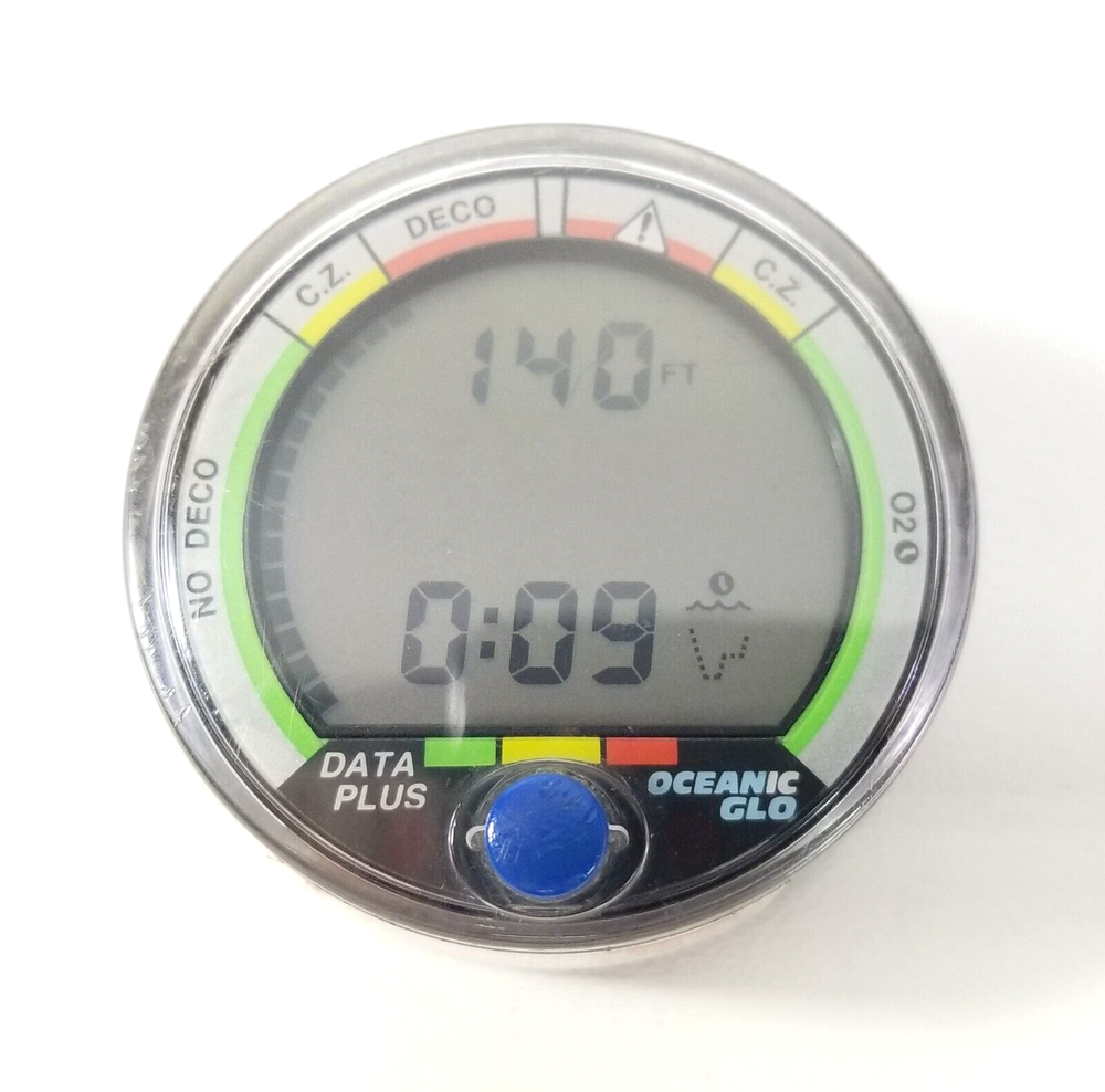 Oceanic Data Plus Air & Nitrox Puck Scuba Dive Computer + Manual #4583