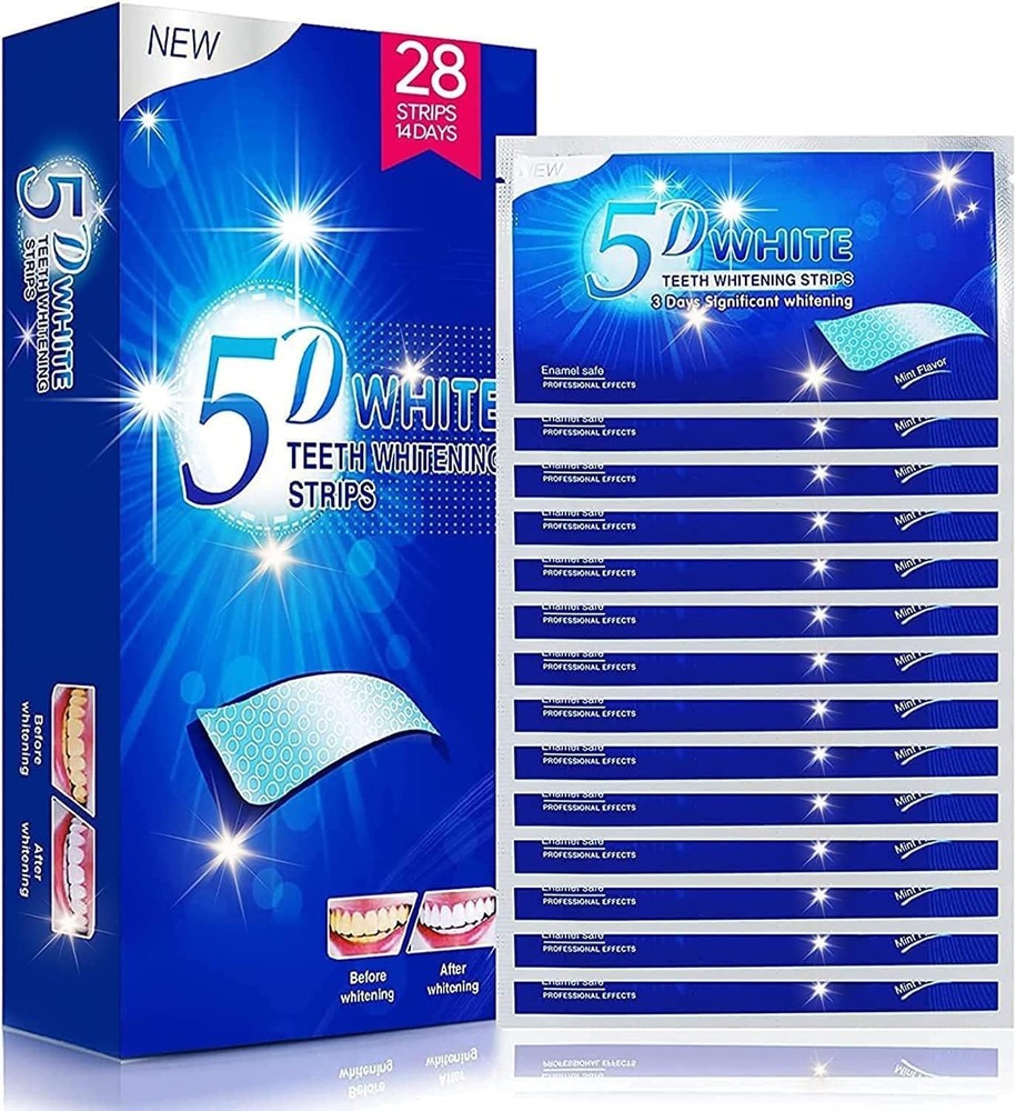 Teeth Whitening Strips 28Pcs, Sensitive Formula