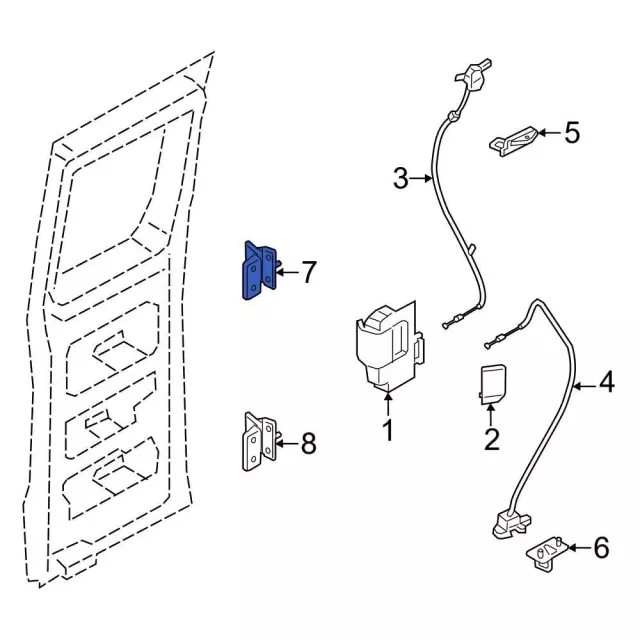Genuine Ford Door Hinge CK4Z-6122811-D