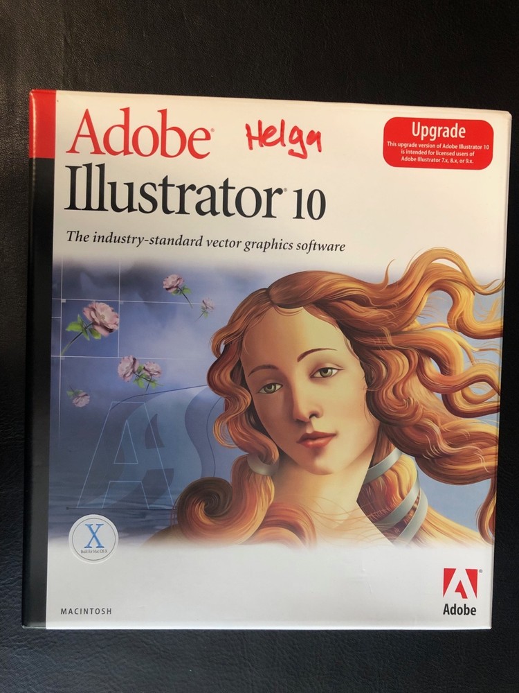Adobe Illustrator 10 / Vintage Software Box Only