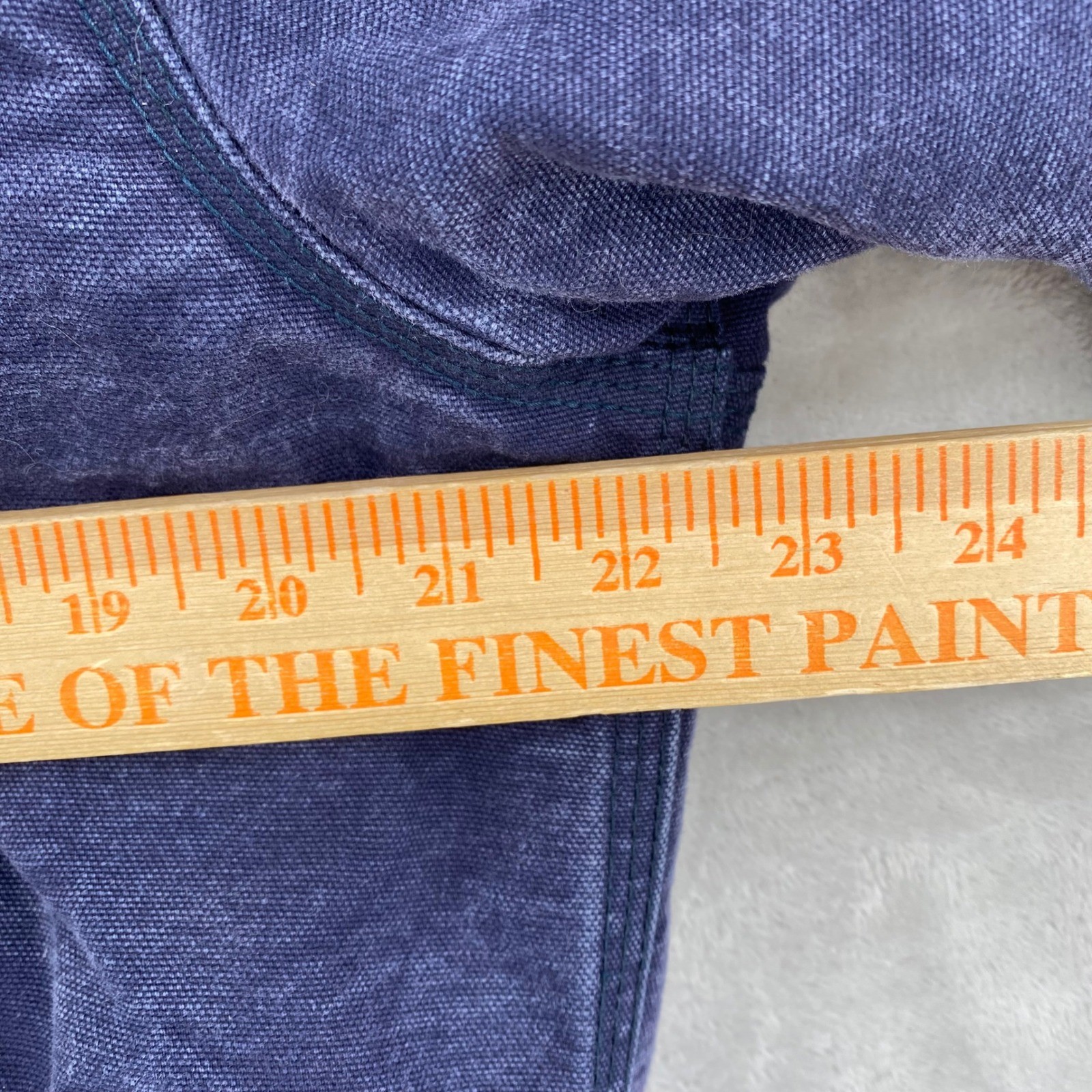 Carhartt FR Flame Resistant Hooded Jacket Mens Small Navy Blue Vintage Workwear