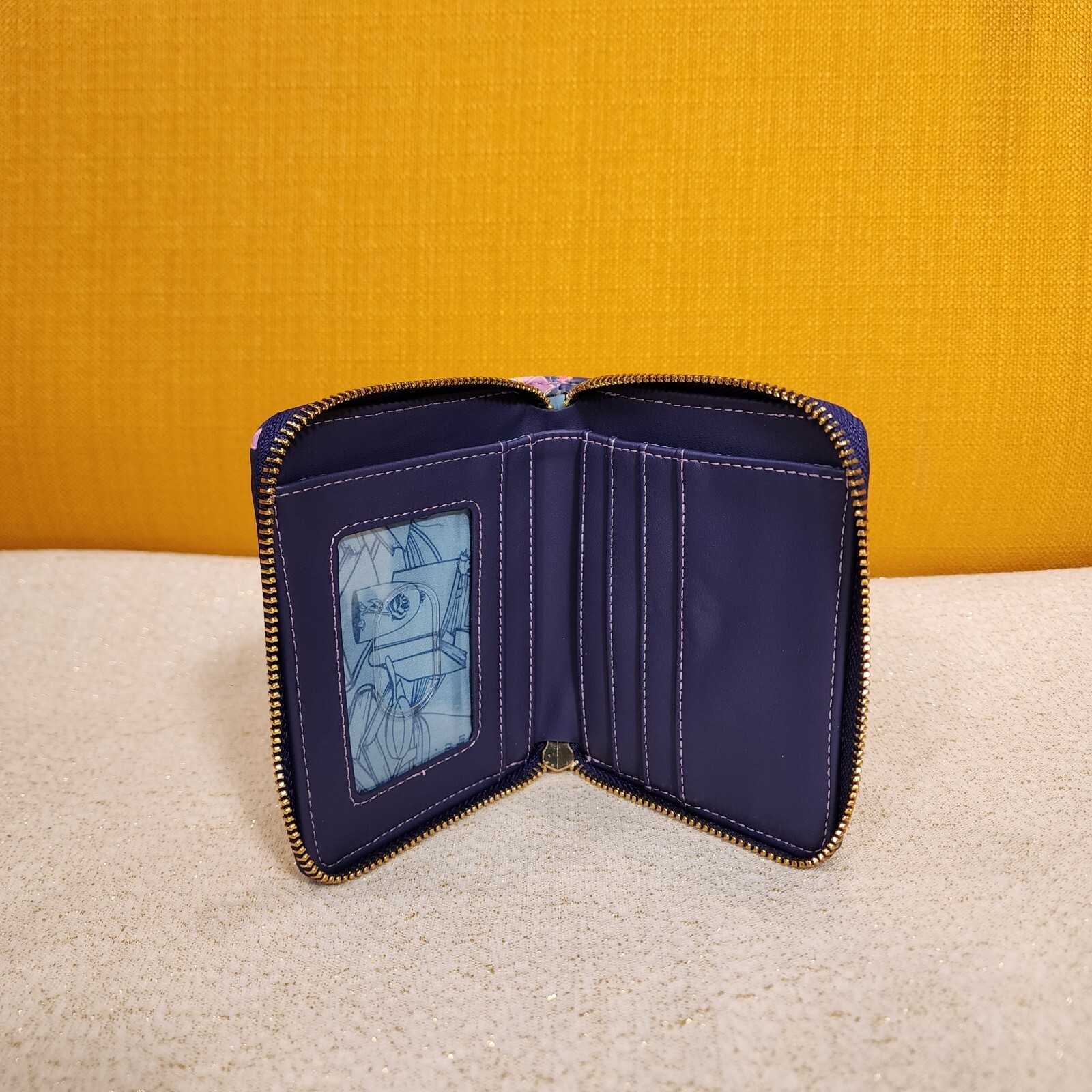 Loungefly Disney Princess Story Books Zip Around Wallet NEW