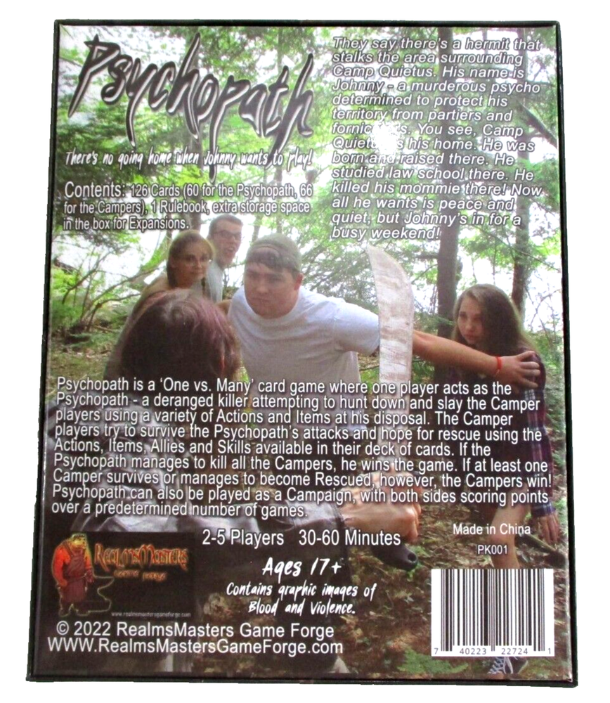 PSYCHOPATH: Killer Card Game NEW!!