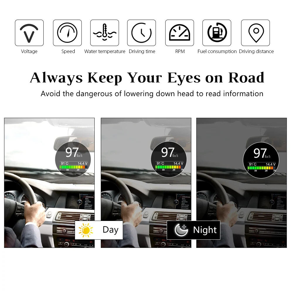 Automotive on-board Computer Car Digital Driving Computer Display Speedometer