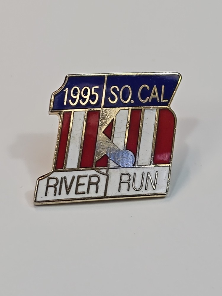 River Run 1995 So. Cal. Lapel Jacket Hat Pin Screw-Back