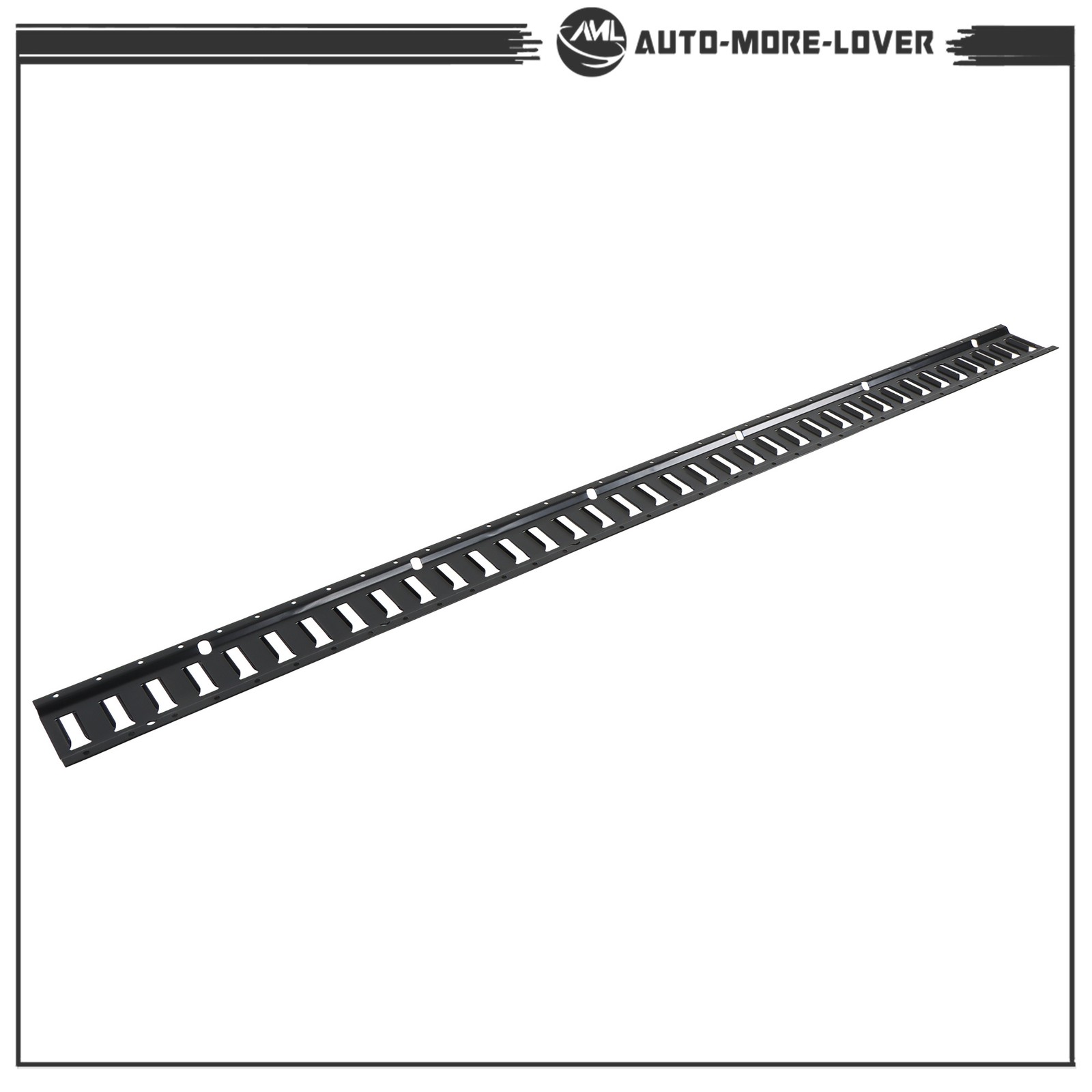 6 Feet Long E Track Tie-Down Rails BLK Finish 8 Pack For Cargo Management System