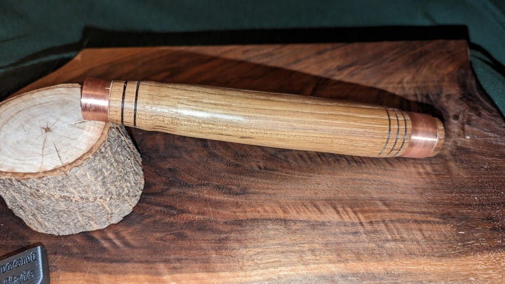 Hickory Timber Framing Chisel Handle for Tang Chisel - Handmade by J. Vincent