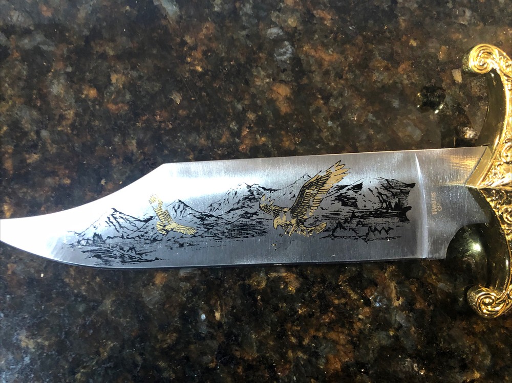 Bowie Knife 11.5” Eagle handle