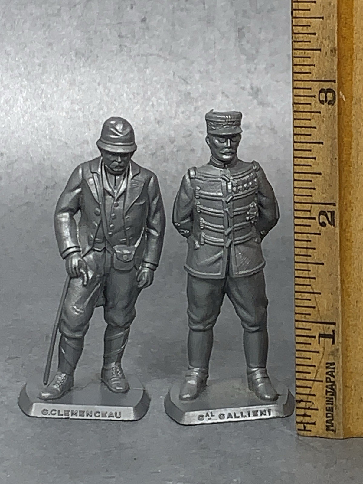 Mokarex General Gallieni 1849-1916 & G Clemenceau 1841 - 1929 Plastic Soldiers
