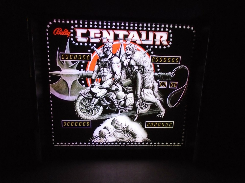 Bally Centaur Pinball Head LED Display light box
