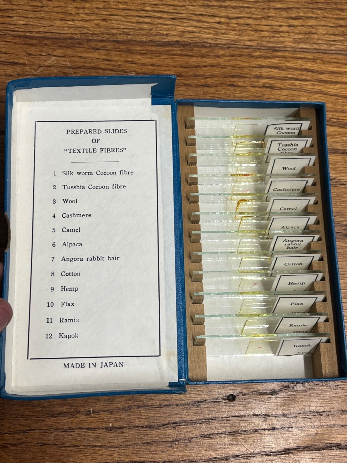 Vintage Tasco Microscope Slides Scientific Homeschool Lot Animals Plants Fibres