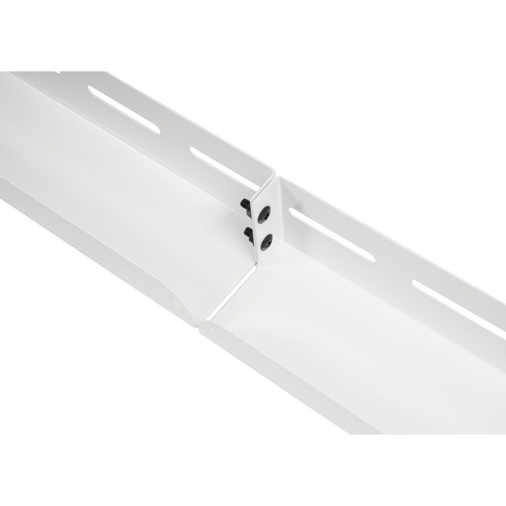 White Overhead Garage Ceiling Storage Racks Bin Organization System Heavy Duty