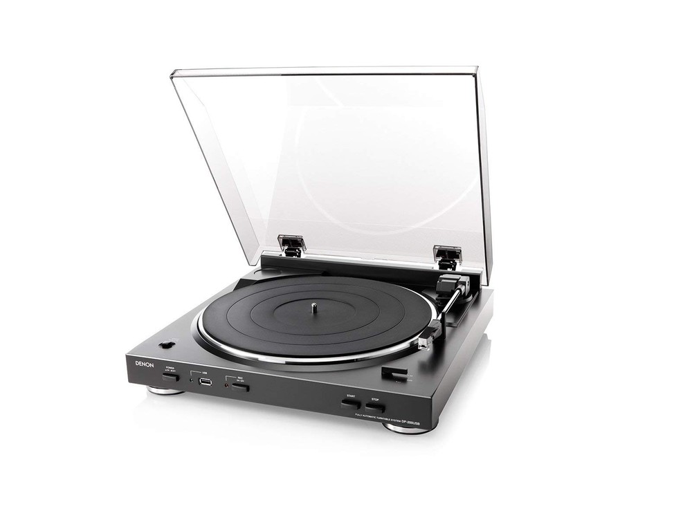 Denon DP-200USB Analog Record Player Phono EQ Fully Automatic USB Black