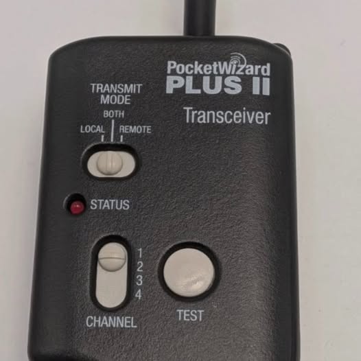 2 Pocket Wizard Plus II Transceiver - Used Good W/ Original Box