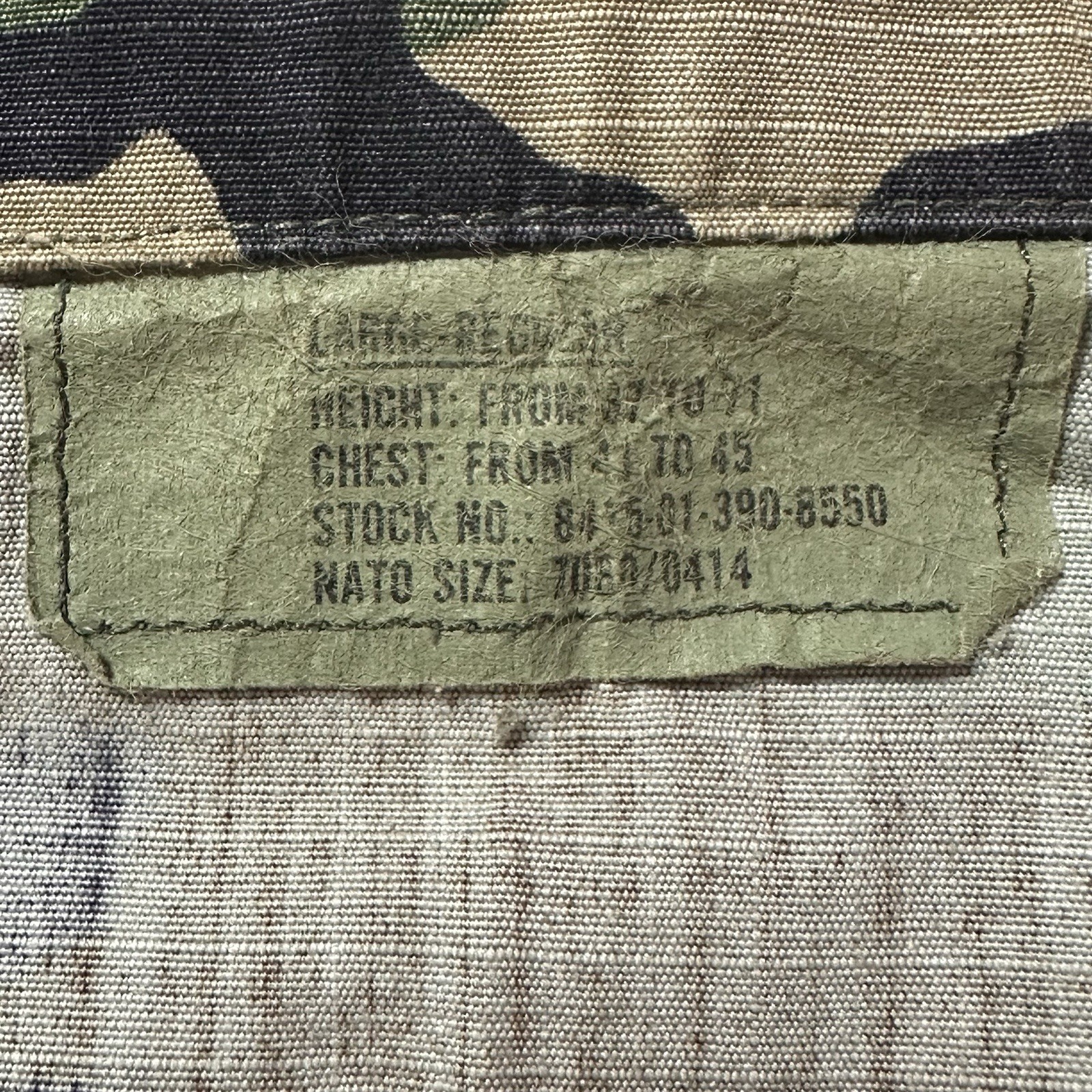 USAF Air Force Europe BDU Woodland Camo Uniform Large-Regular