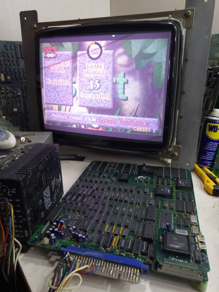 ZERO POİNT ARCADE PCB JAMMA TESTED WORKING
