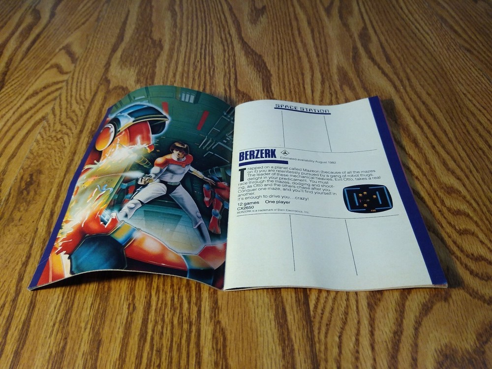 Atari 2600 Video Computer System Catalog 49 Games 1982 Vintage Original