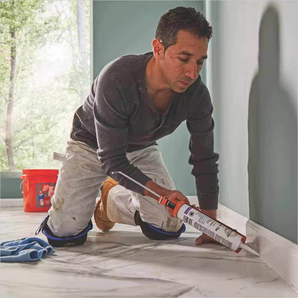 Polyblend #386 Oyster Gray 10.5 Oz. Sanded Ceramic Tile Caulk