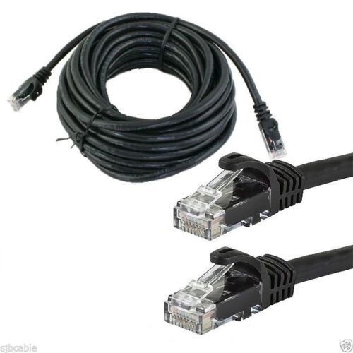 10 x CAT6 32ft black cable