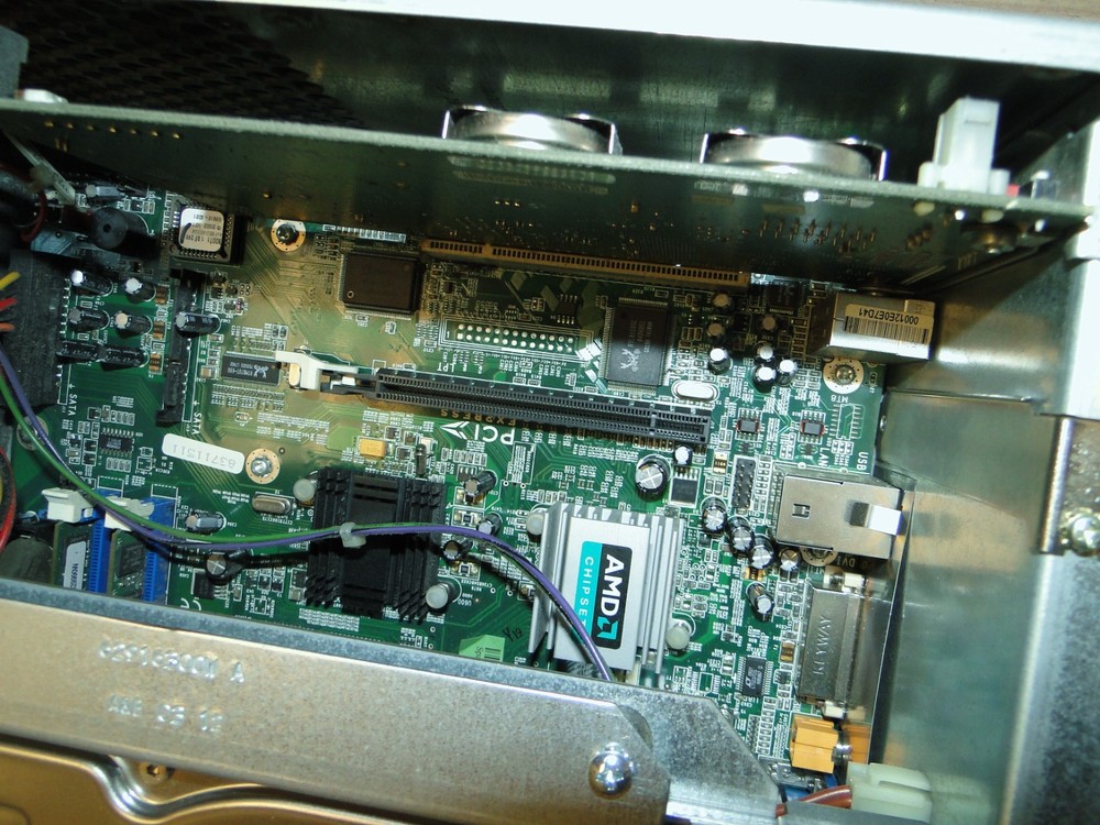 DFI technologies 50062100w CPU UNIT W/ COMPONENTS INSIDE UNTESTED READ