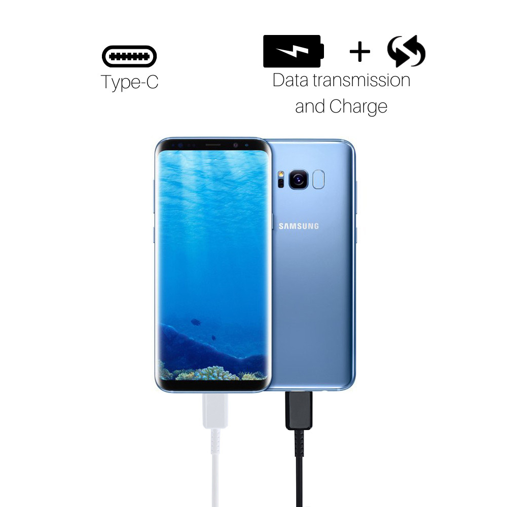 3FT USB Type C Cable Fast Data Charging Charge Cable For Samsung S8 S9 S10