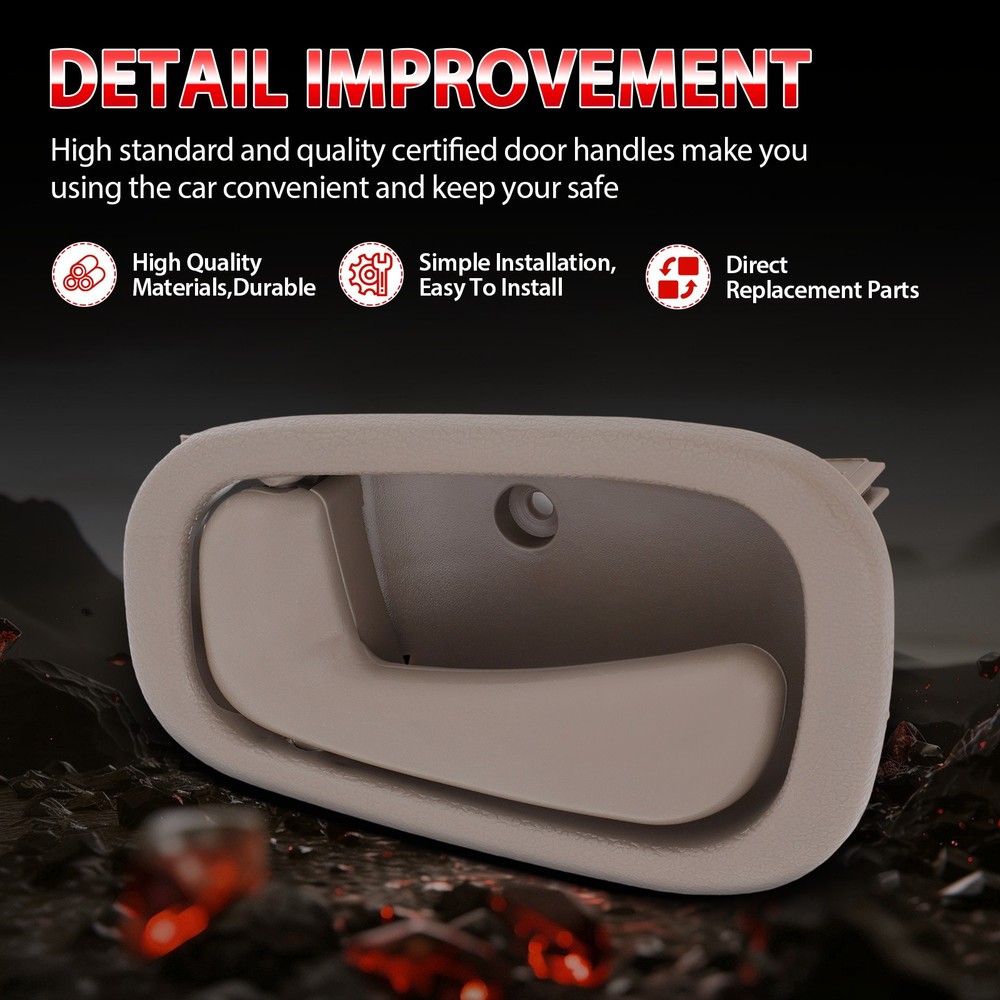 Inside Interior Door Handle Front Rear Driver Side Fits For Corolla 98-02 Beige