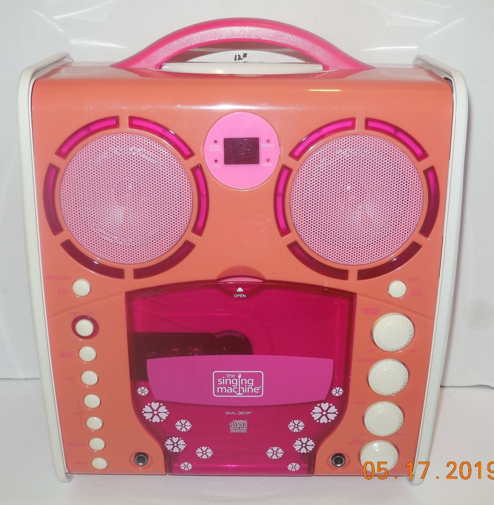 The Singing Machine SML-383P CDG Karaoke Machine Player