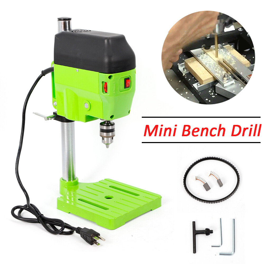 Mini Drill Press Bench Compact Small electric Drilling Machine Work 110V 480W