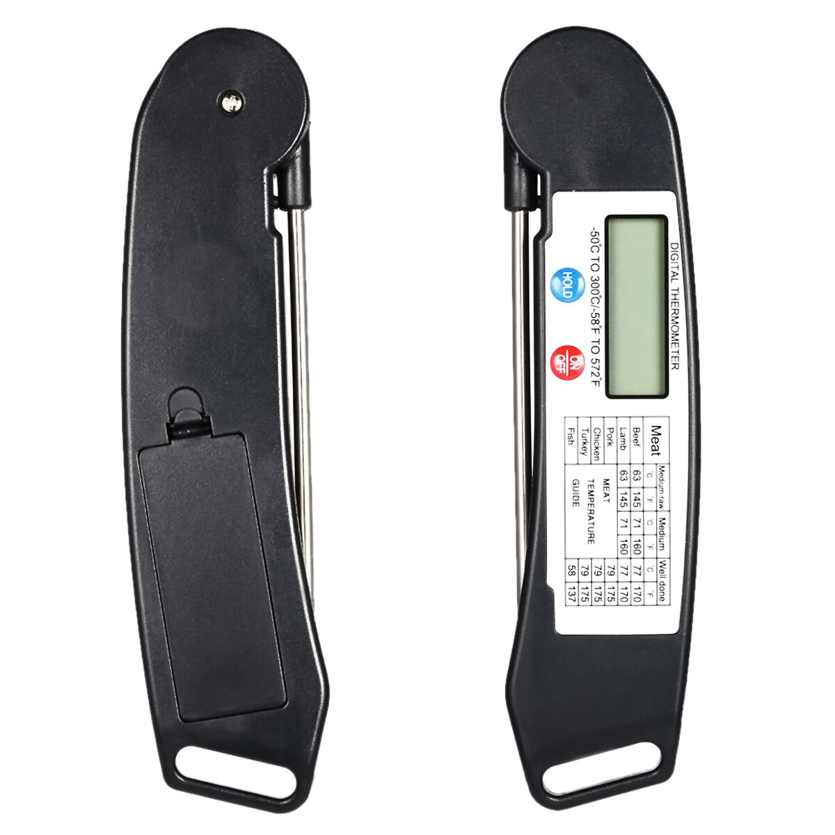 Meat Thermometer Instant Read Digital Kitchen Grill Cooking BBQ Baking Food