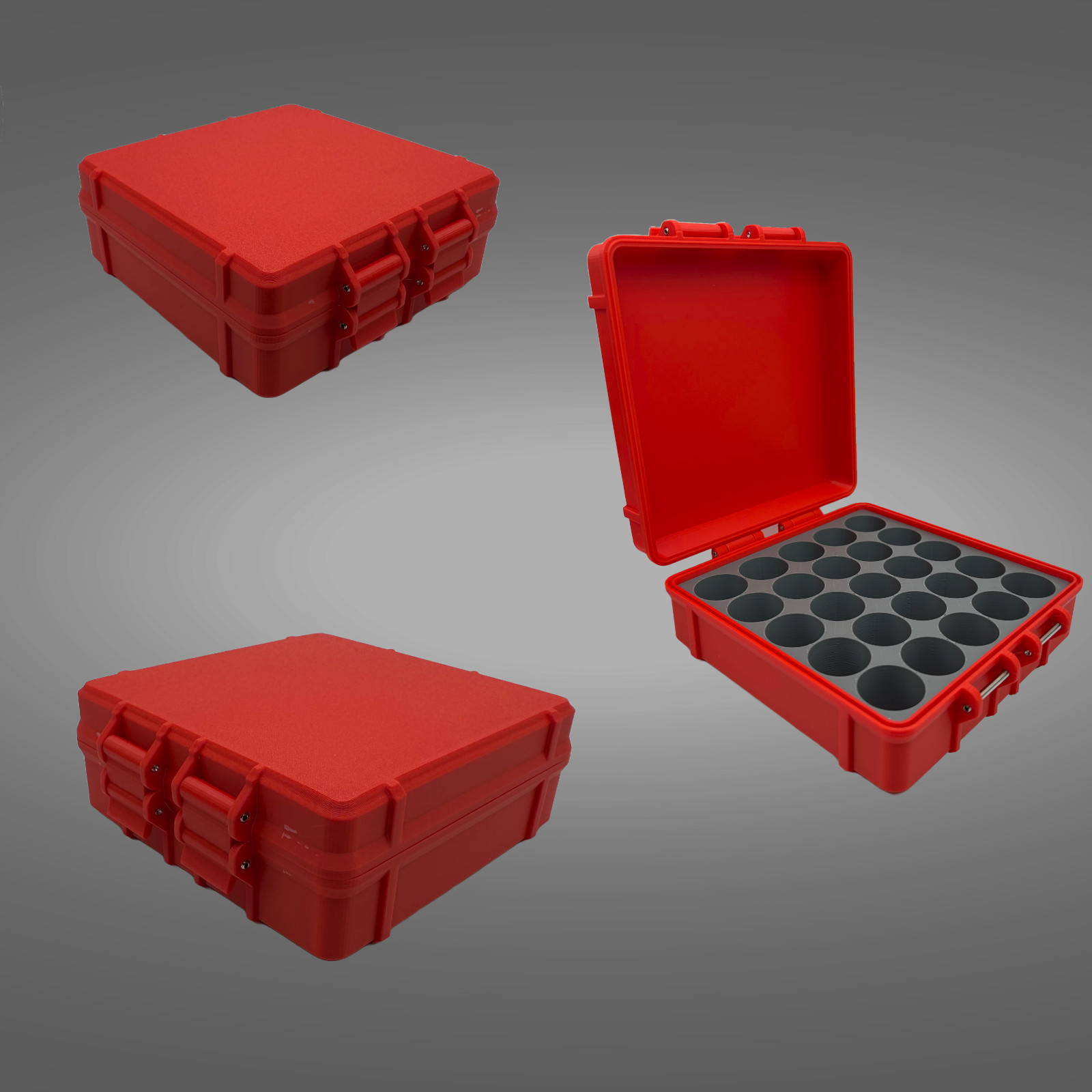 10ml Vial Storage Case – TRT & HRT Organizer | 6–50 Slot | Fits 55mm x 24mm