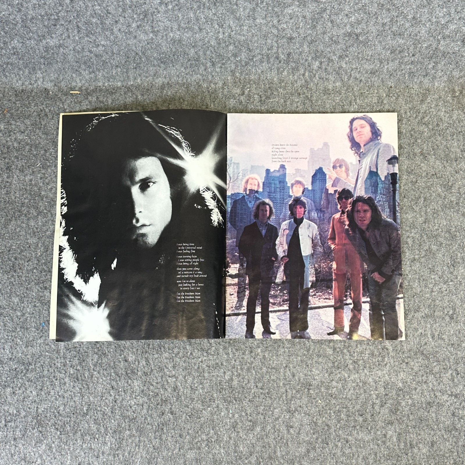 The Doors Waiting For The Sun Jim Morrison 1968 Tour Program