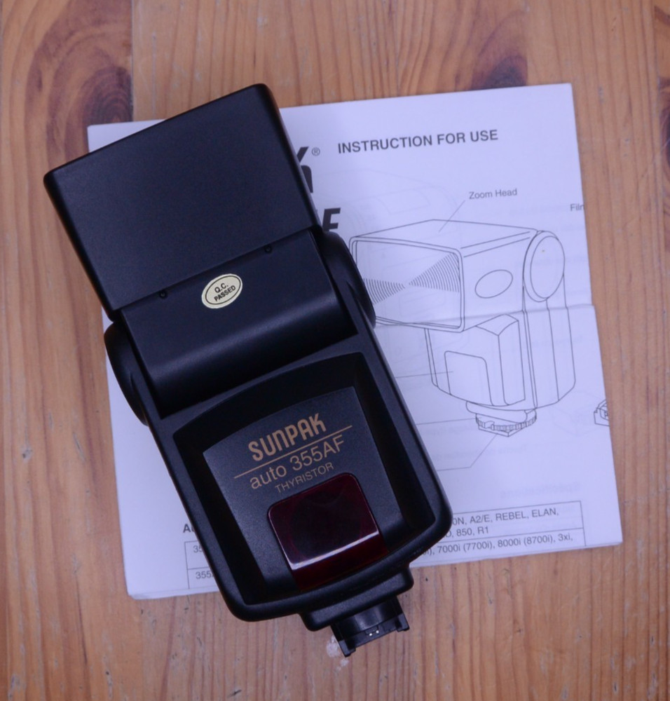 Sunpak Auto 355AF Thyristor Flash Tested